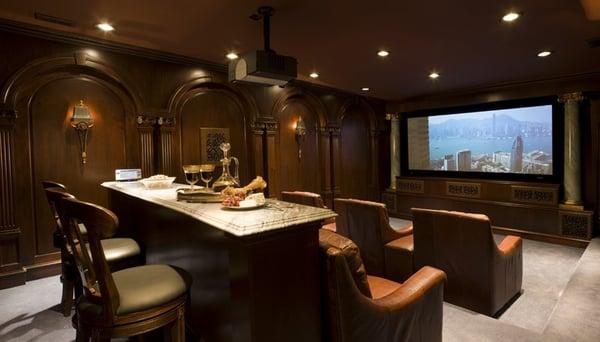 Luxury Home Theater-Haleh Design, Inc.