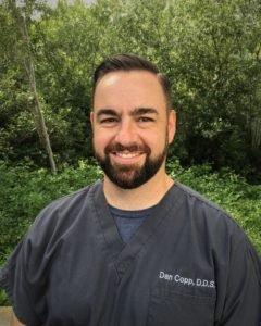 Dr Dan Copp. During your routine exams, we are checking for any sign of tooth decay, gum disease and screening for any signs of oral cancer.