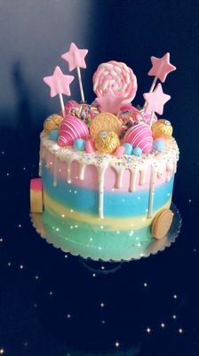 Candy Wonderland Drip Cake