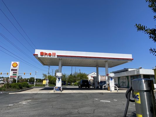 Gas Station Entrance