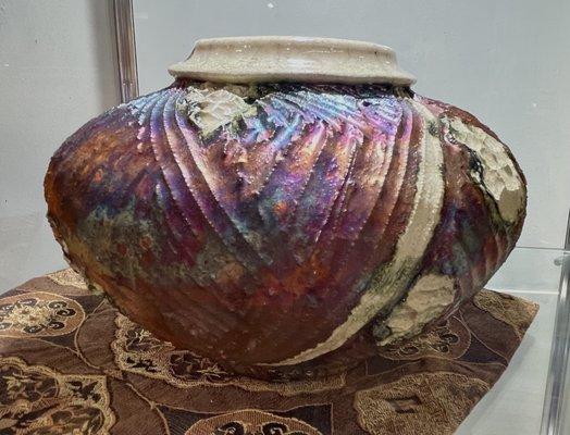 Raku Pot by Bruce Odell