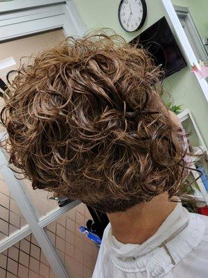 Perm, Color, Haircut