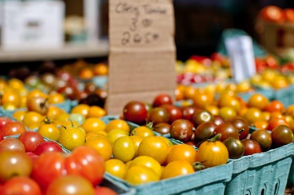 Cherry tomatoes in all colors!