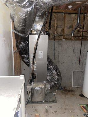 New installed air handler