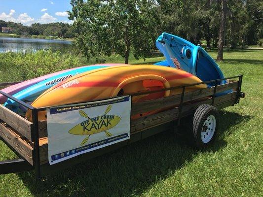 We deliver - drop off - pick up at Winter Haven area boat ramps!