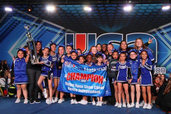 2019 USA Cheer Champions...Fremont Football Gems !! Congratulations !!