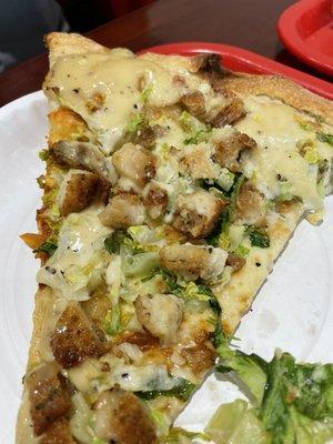 Crispy Chicken Caesar Pizza