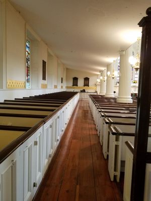 Individual box pews