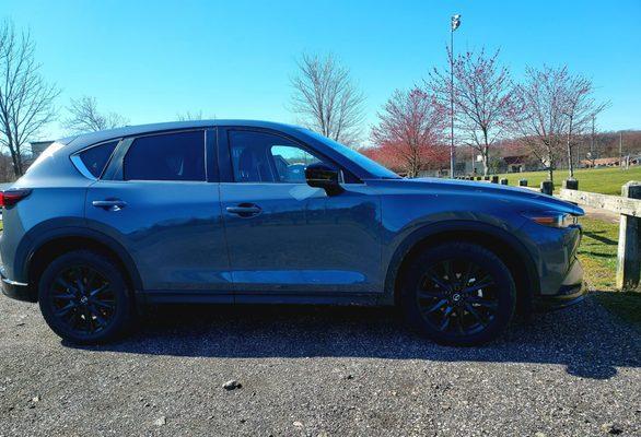 The family and the Mazda CX-5 2023