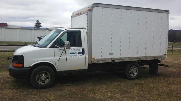 This is The 12' Box truck we use to move our customers its holds alot more than people think we have packed an entire 2 Bedroom apt. Into it