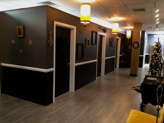 We have 4 spacious tattoo rooms!