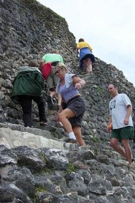 Climbing the Xunantunich