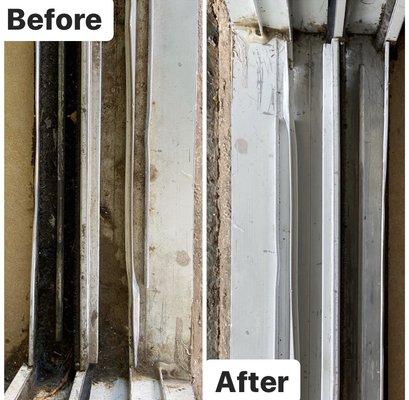 An AMAZING FEAT!!! Almost an entire decade of build up cleaned out. Schedule your DEEP CLEANING today!