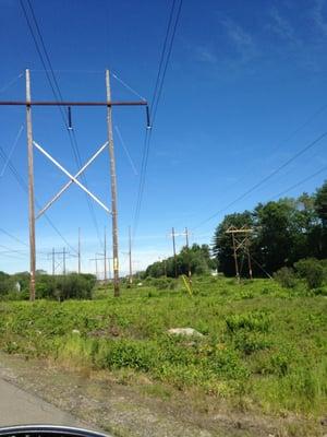 Town Of Medway -- Utility Poles on Route 109