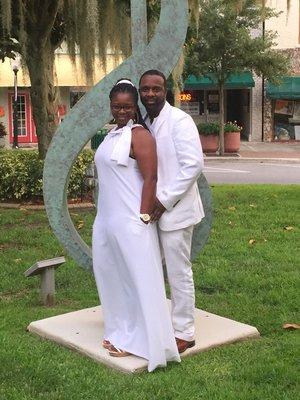 Attended a all white wedding in July! As usual cube57 delivers! My dress was a hit..