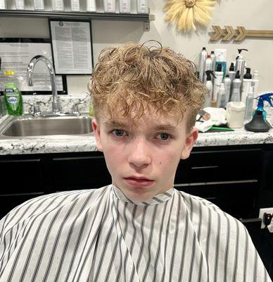 Teen partial perm and cut