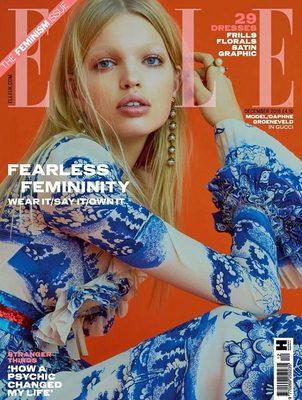 Megan LeFey featured in ELLE Magazine UK, December 2016