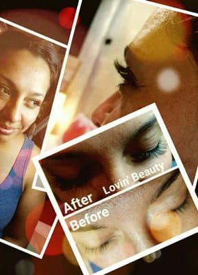 After lash did she was so happy. She was beautiful...
#beauty#eyelash extension#naturallashes #volumelashes #  skin care