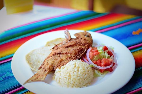 Fried Crispy Red Snapper, very crisp and tasty