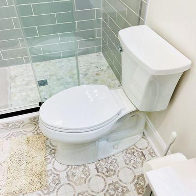 Toilet installation by you Washington DC plumber