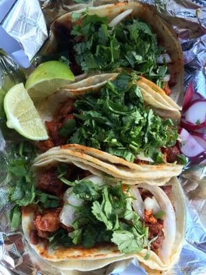 Tacos al pastor.