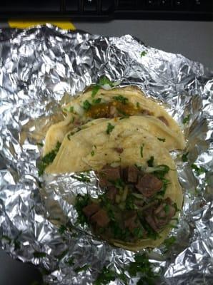 Tacos!...with lengua (cow tongue)