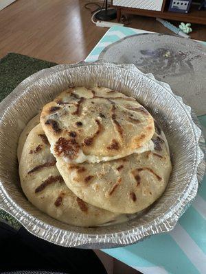 Frijol con Queso/ bean and cheese