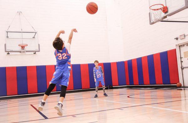 Royal Basketball Shooting Form Athletic Society Gym