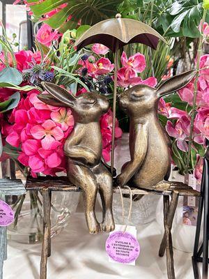 (･‿･) "Awww-dorable" for the garden @ #HomeGoods-Oakleaf. Happy Spring!