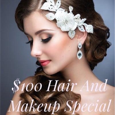 $100 Hair & Makeup Special!