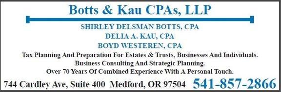 Botts & Kau CPAs LLP-Shirley D Botts CPA