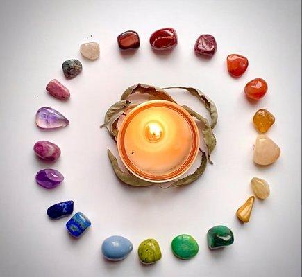 Crystals can be incorporated into a reiki session for extra benefit