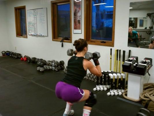 Dumbbell push presses