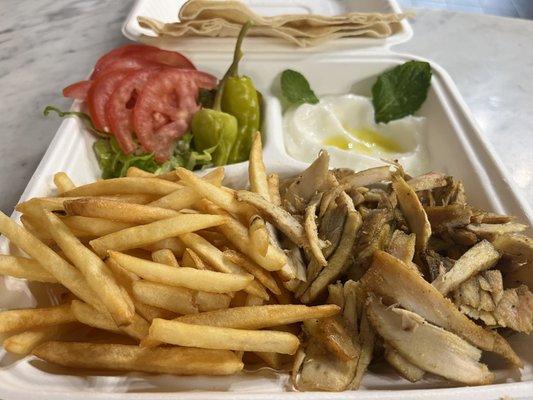 Shawarma plate