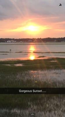 Beautiful view of the Sunset over Murrells Inlet.