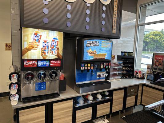 Icee and fountain soda!