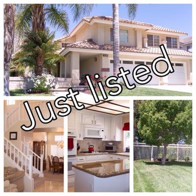 JUST LISTED! 5bd/3ba 3018 sq ft - Central Temecula - Vintage Hills $449,900 - Call today for private showing!