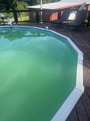 Starting a green pool