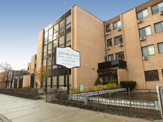 entrance, Astoria Place Living & Rehab Center