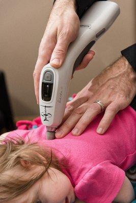 Safe and gentle Chiropractic adjustments with the activator instrument.