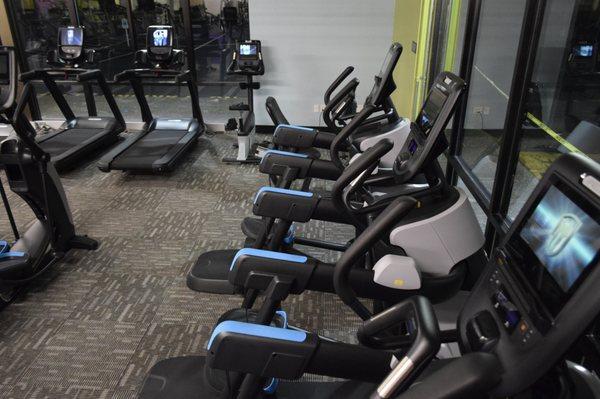 Brand new, state of the art cardio machines!  Wifi enabled to stream Netflix, Sportscenter, Hulu and lots of curated content.