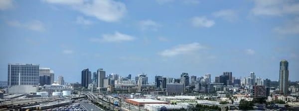 View of San Diego from Coronado Bridge