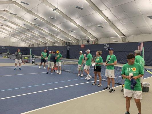 Great time at the JPO charity event. Luke and Murphy Jensen . 1993  French Open doubles winners.