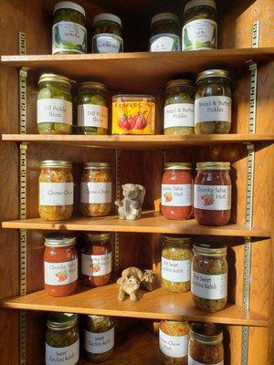 Locally made Jams, Jellies and Pickled products