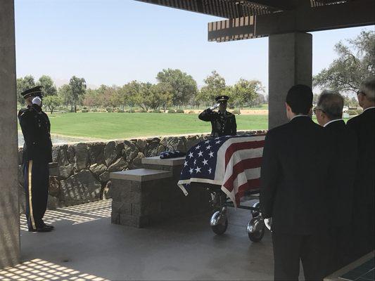 Flag Folding and Presentation