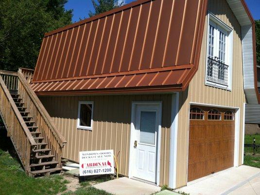 Garage built by Cardinal Remodeling & Design Kentwood, MI