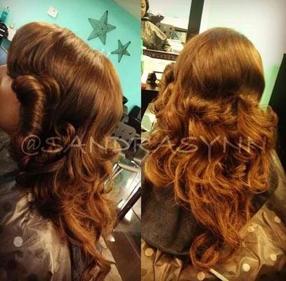 Hair color and style by Sandra Synn. Hair extensions used*