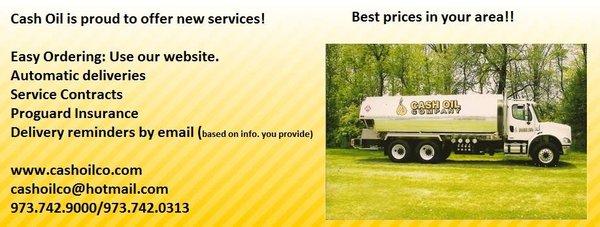 Cash Oil Co. Best heating oil prices in your area!