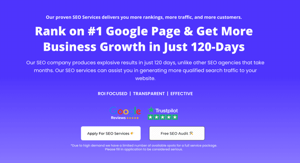 SEO landing page