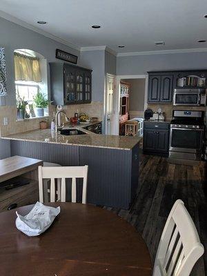 New Kitchen Remodel. New Counters and Cabinets.